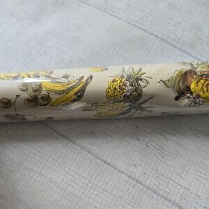 Vintage Contact Paper Roll Heritage #9783 Fruit Print Self-Adhesive